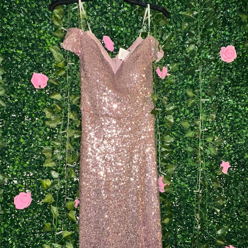 Prom/HOCO full length Dress with a split